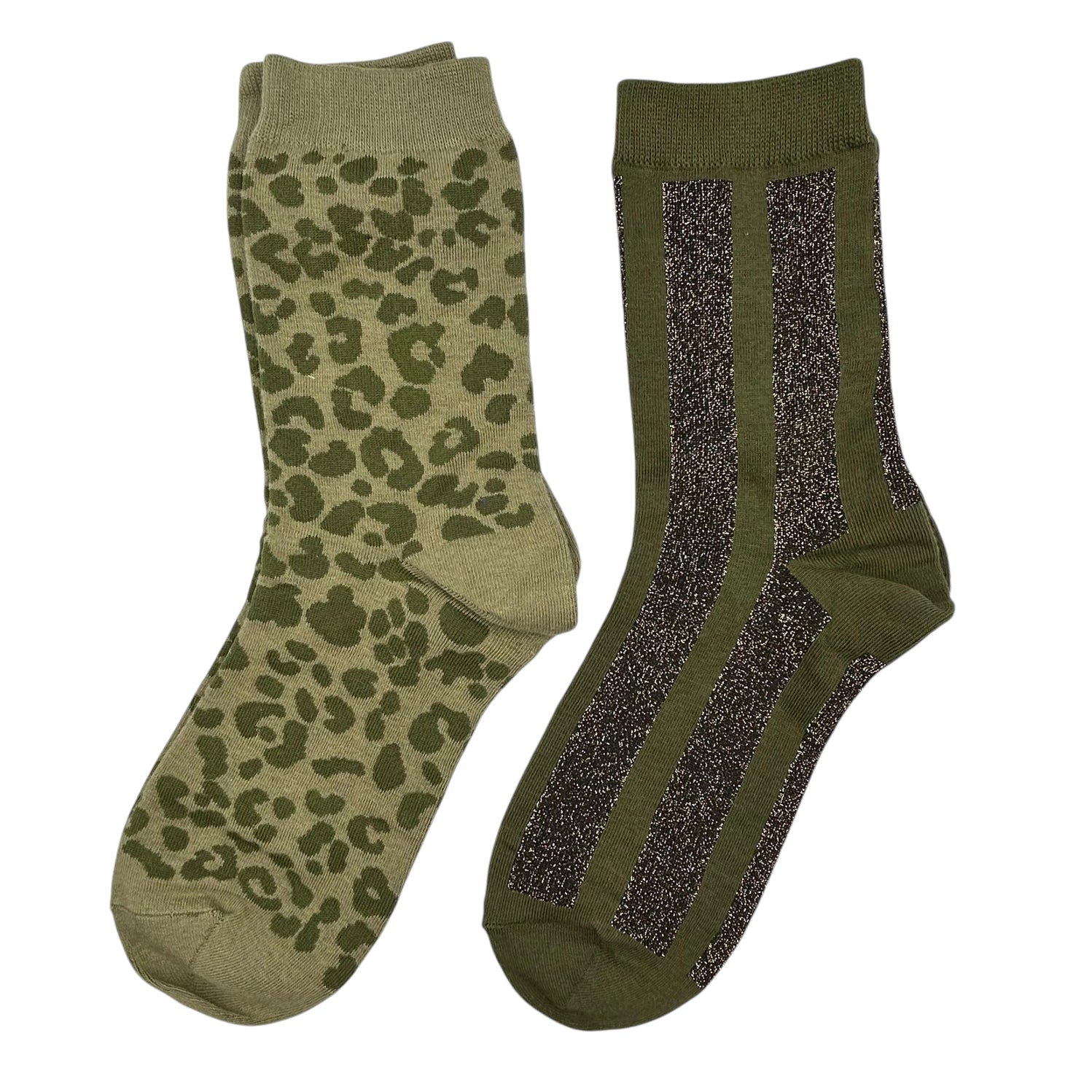 Coffret chaussettes Ivy Leopard & Berlin avec broche Corps de tigre