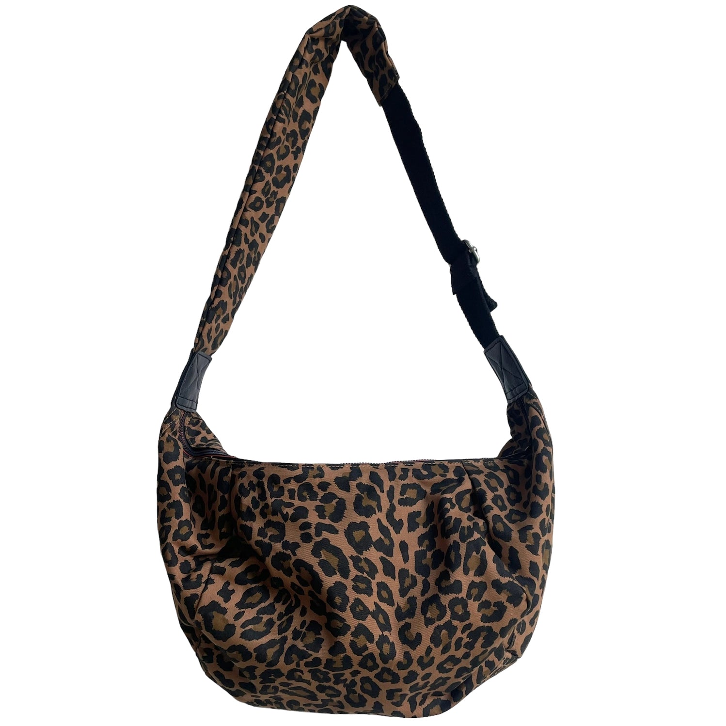 Sac bandoulière Brixton léopard marron