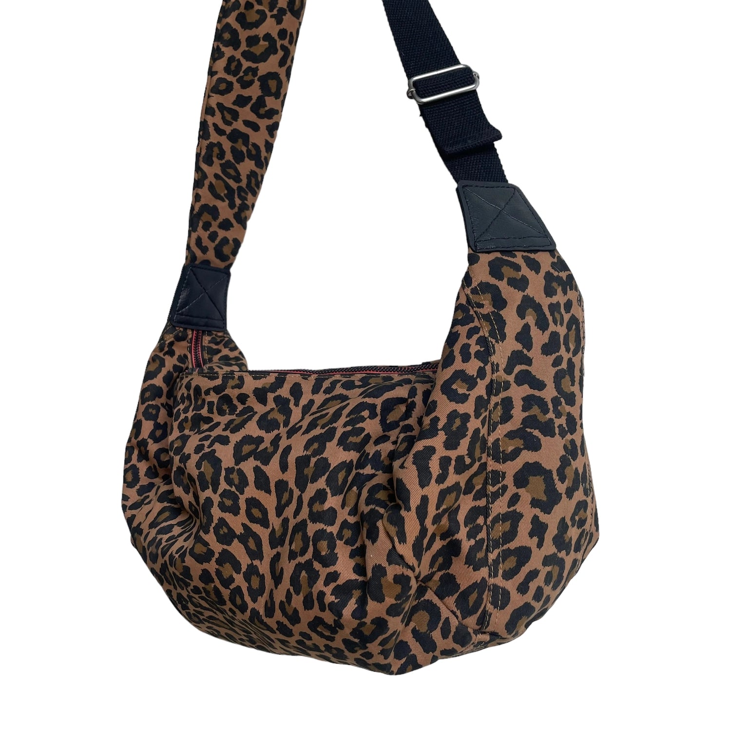Sac bandoulière Brixton léopard marron