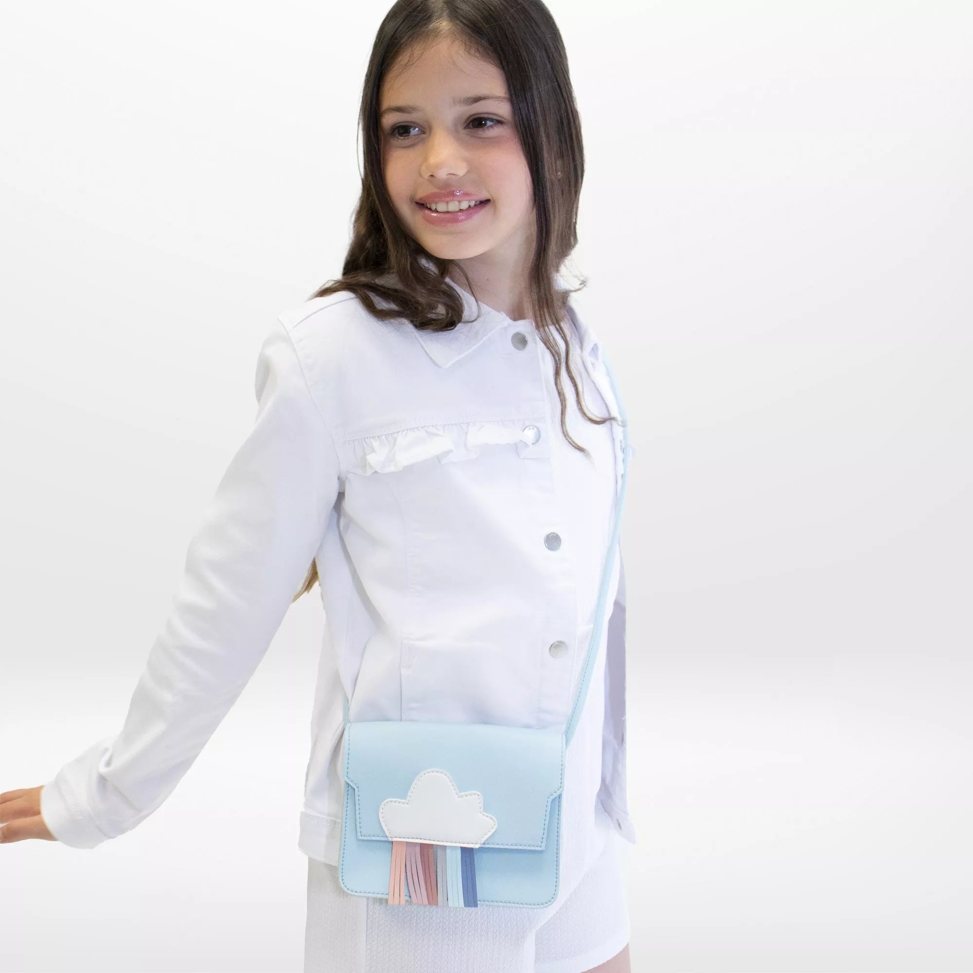 Sac bandoulière Rainbow bleu
