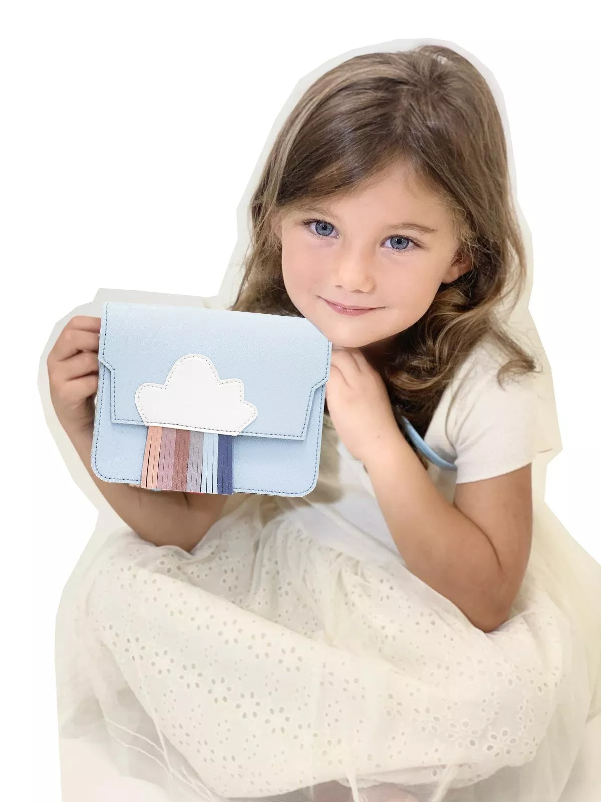 Sac bandoulière Rainbow bleu