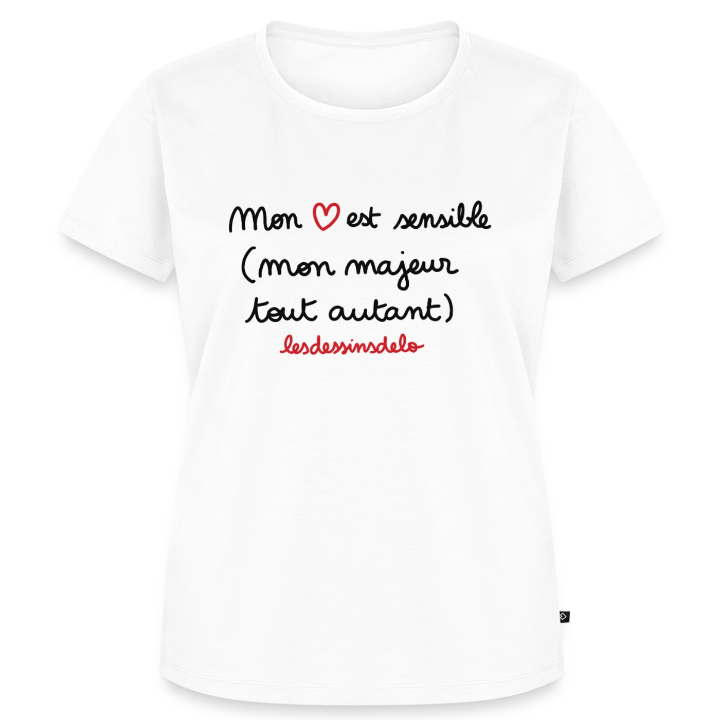 T-Shirt Mon Coeur est Sensible