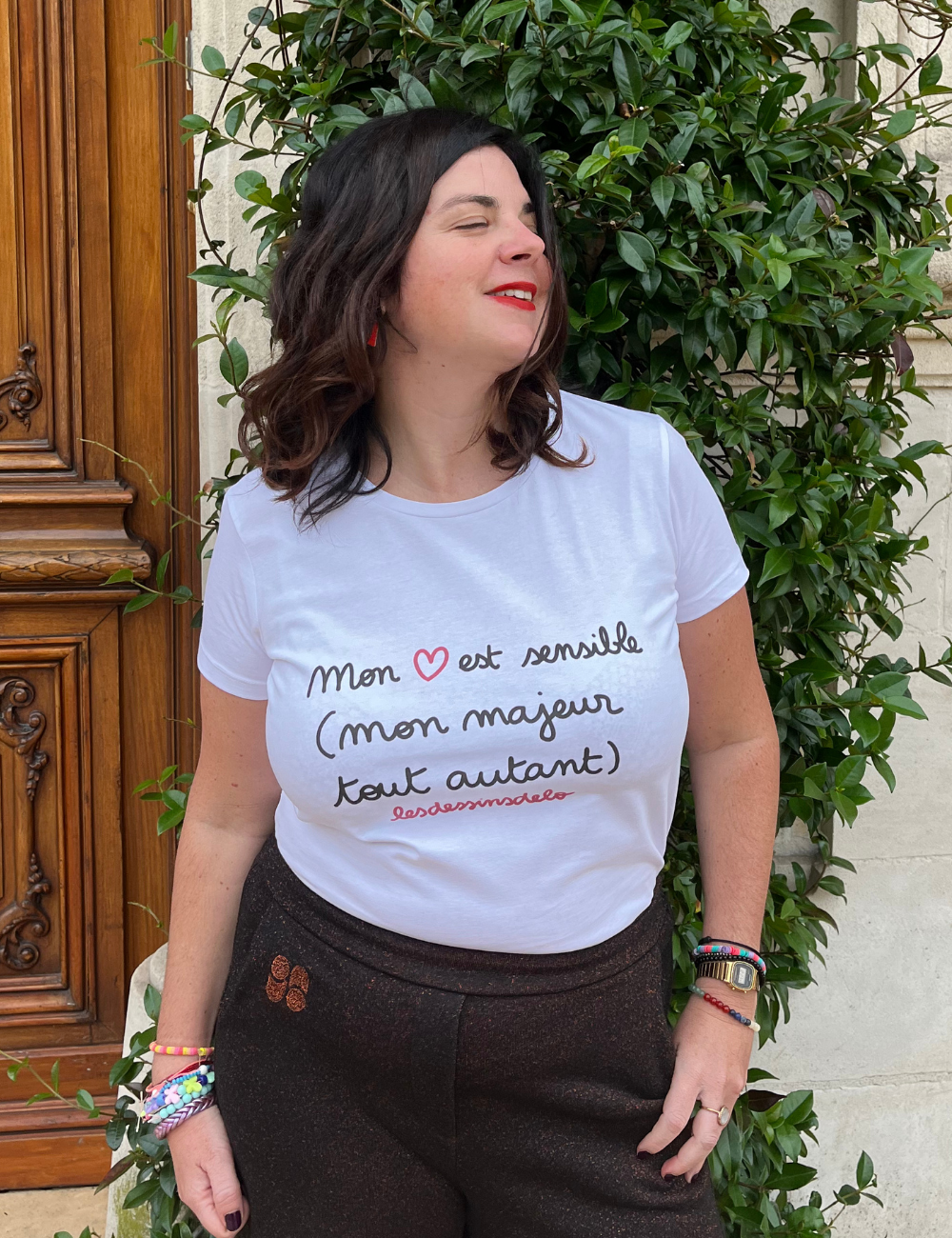 T-Shirt Mon Coeur est Sensible