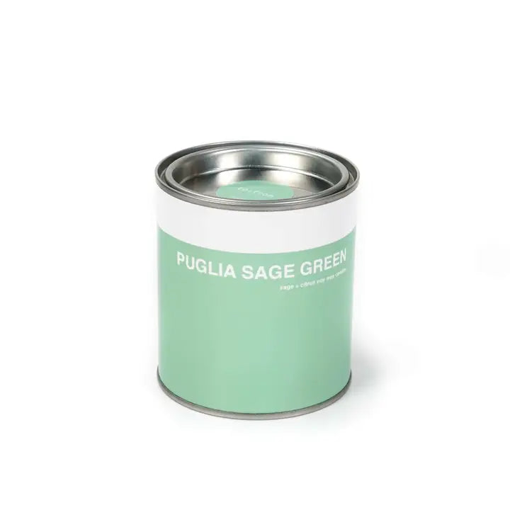 Bougie to:from Pantone Vert Sauge, sauge et agrumes
