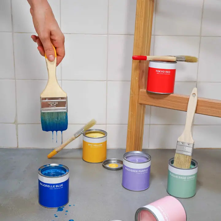 Bougie to:from Pantone Vert Sauge, sauge et agrumes