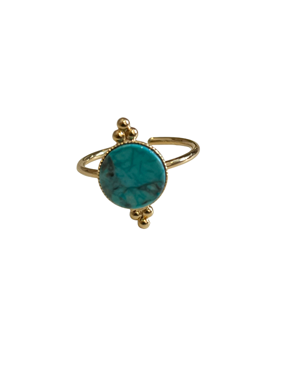 Bague petit Talisman en turquoise