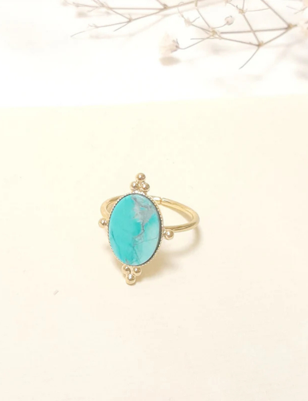 Bague Talisman en turquoise