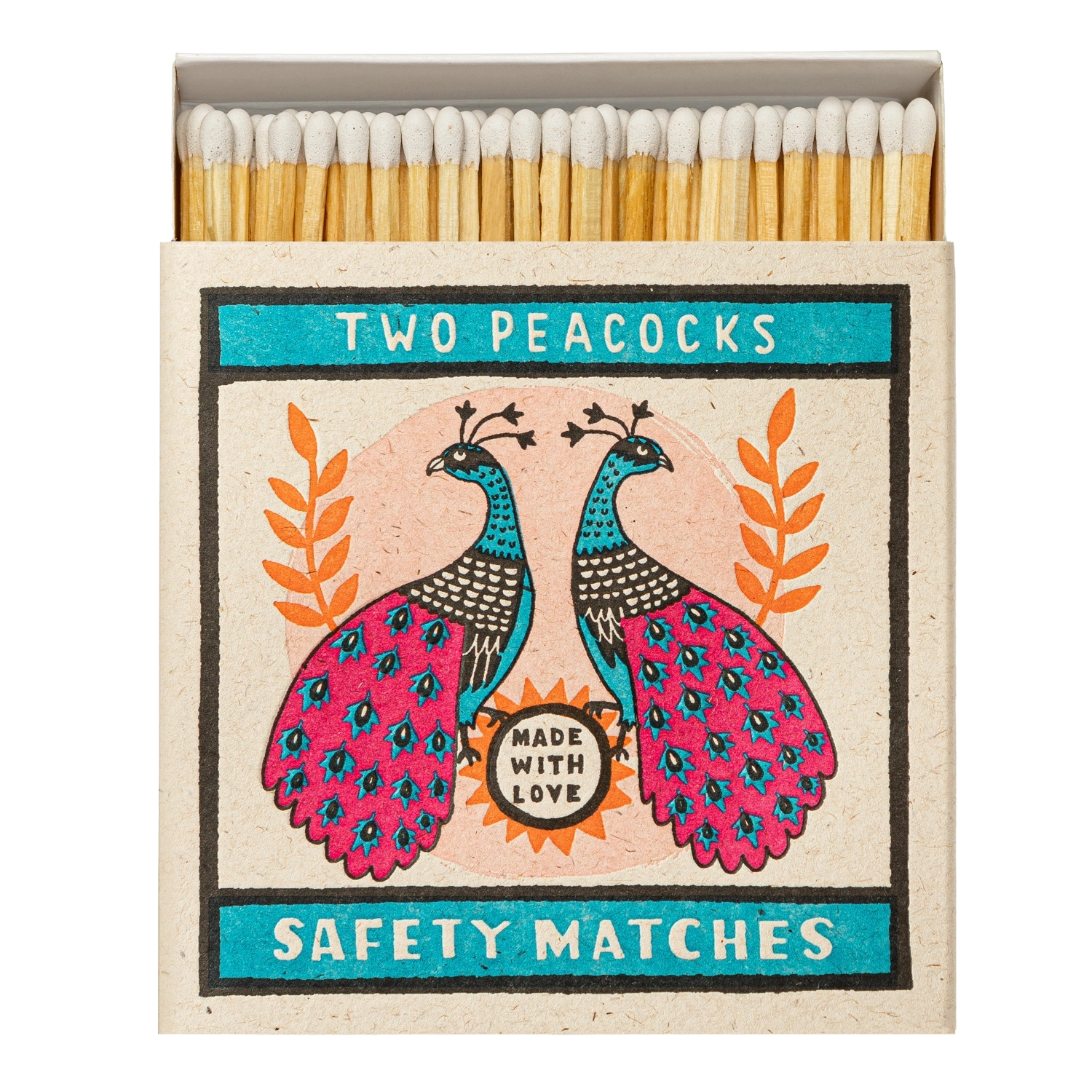 Allumettes Two Peacocks