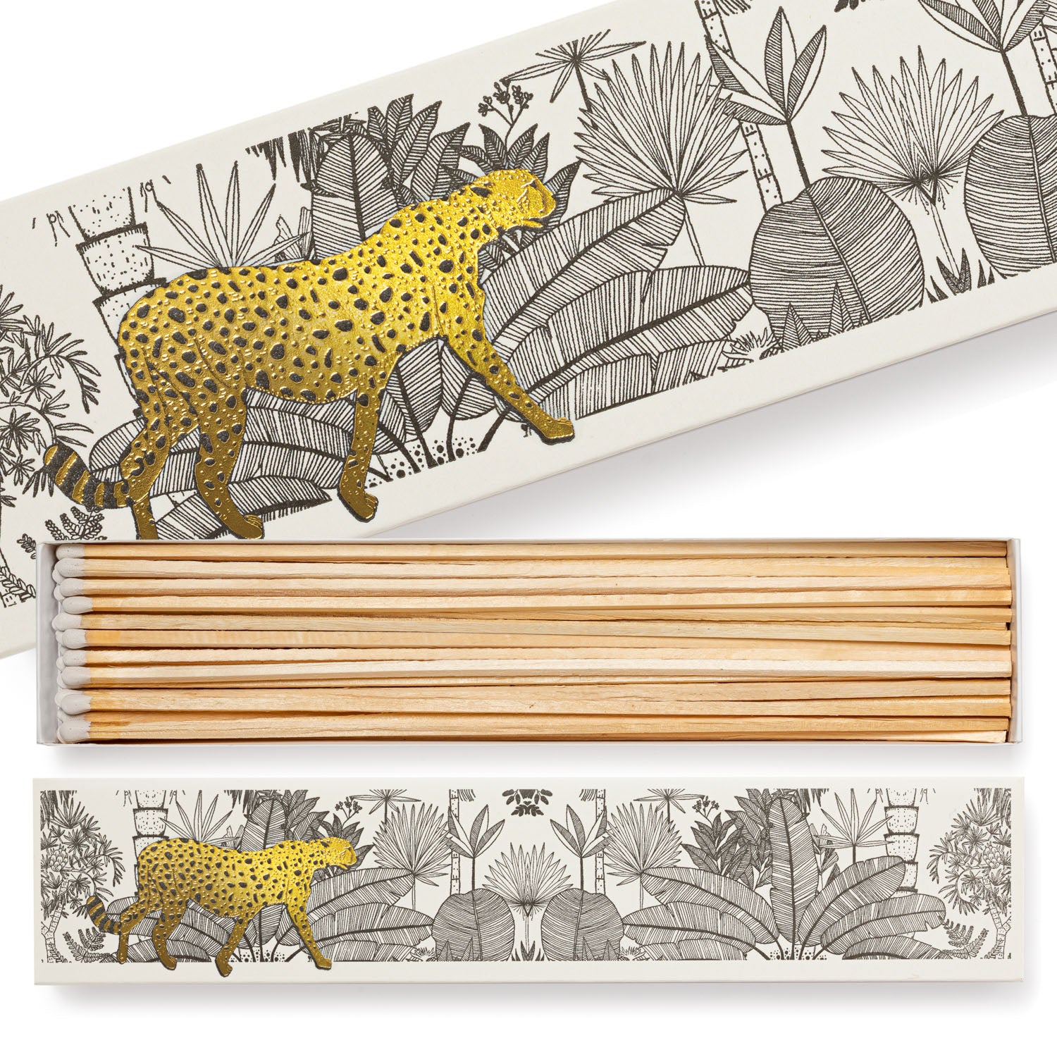 Allumettes Cheetah in White Jungle
