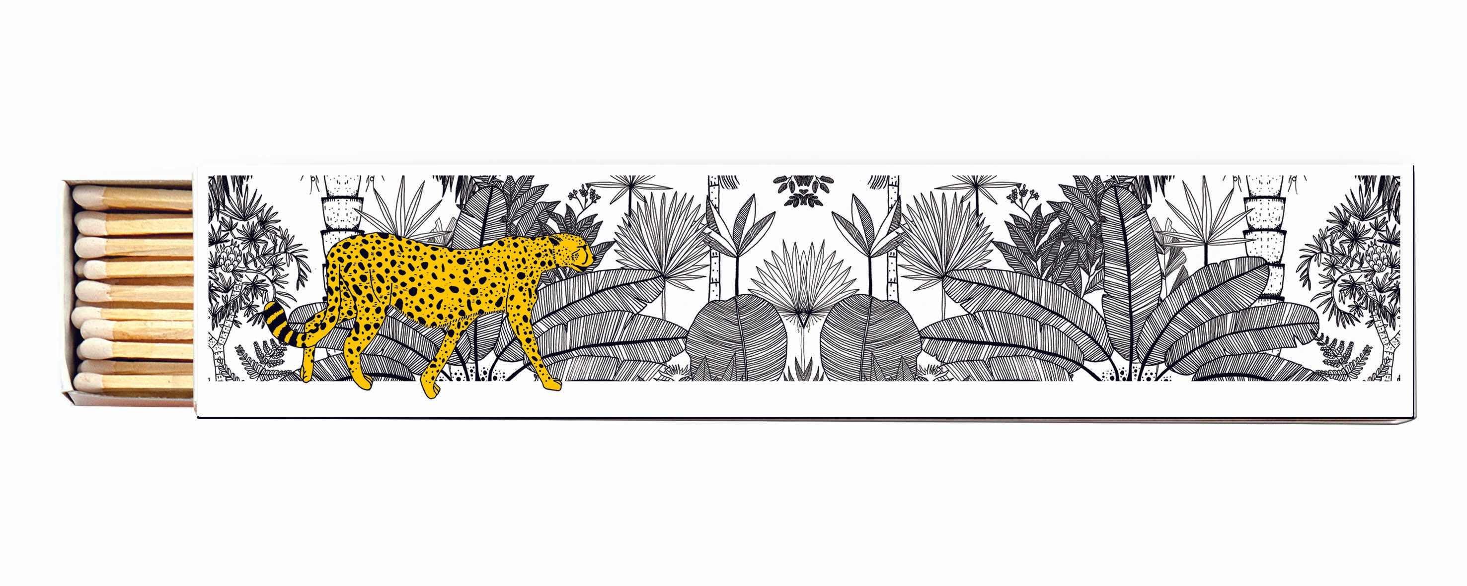 Allumettes Cheetah in White Jungle