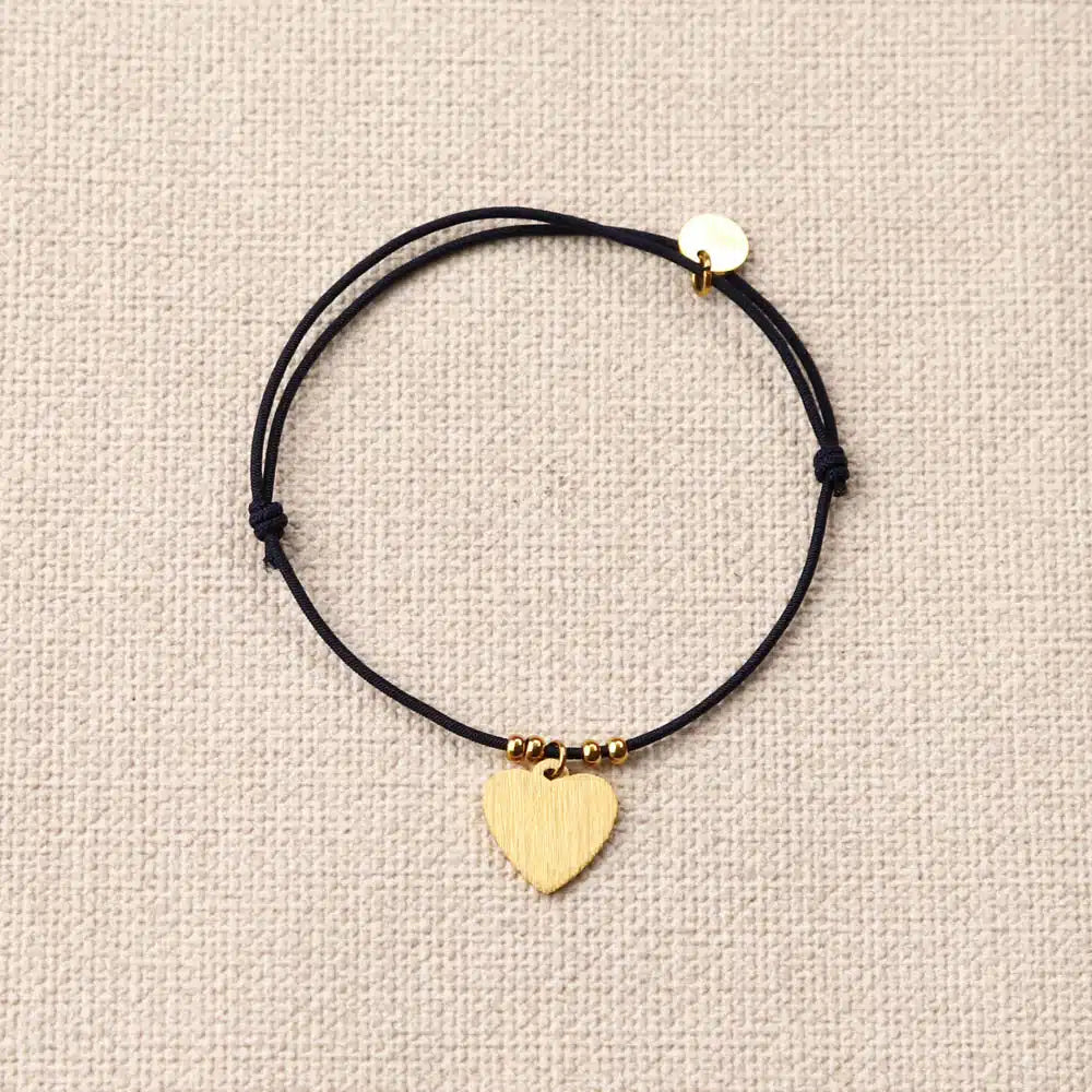 Bracelet élastique Cœur