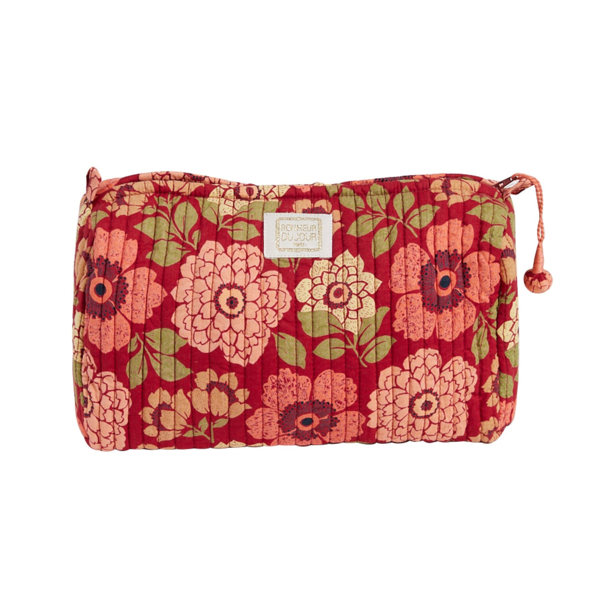 Trousse Bengale bordeaux | Bonheur du Jour | Vue principale | Beluga Boutique